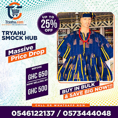Shop Affordable Original Ghanaian Handmade Smock/Fugu/Batakari for Sale Near Me